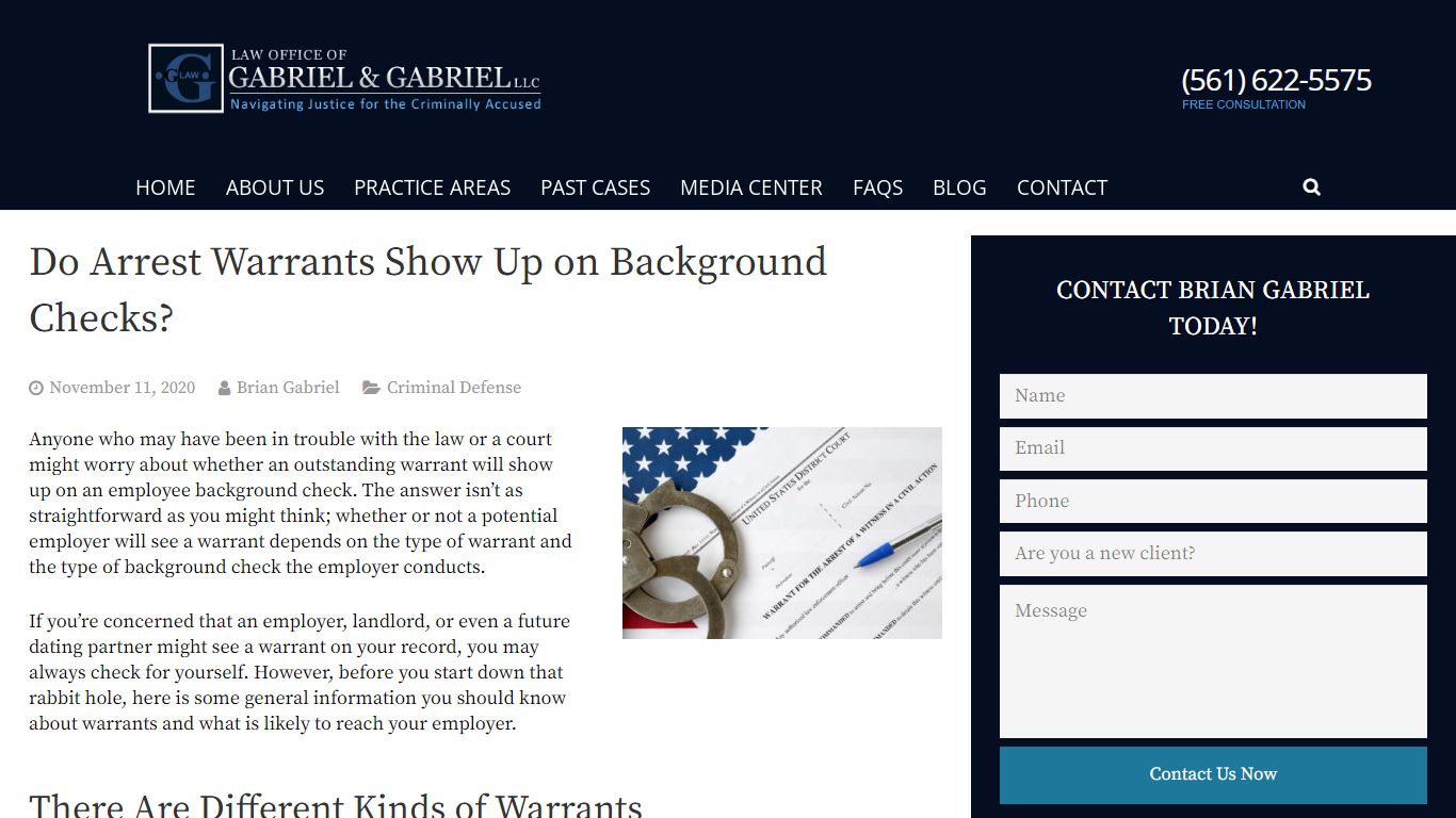 Do Arrest Warrants Show Up on Background Checks? - Law ...